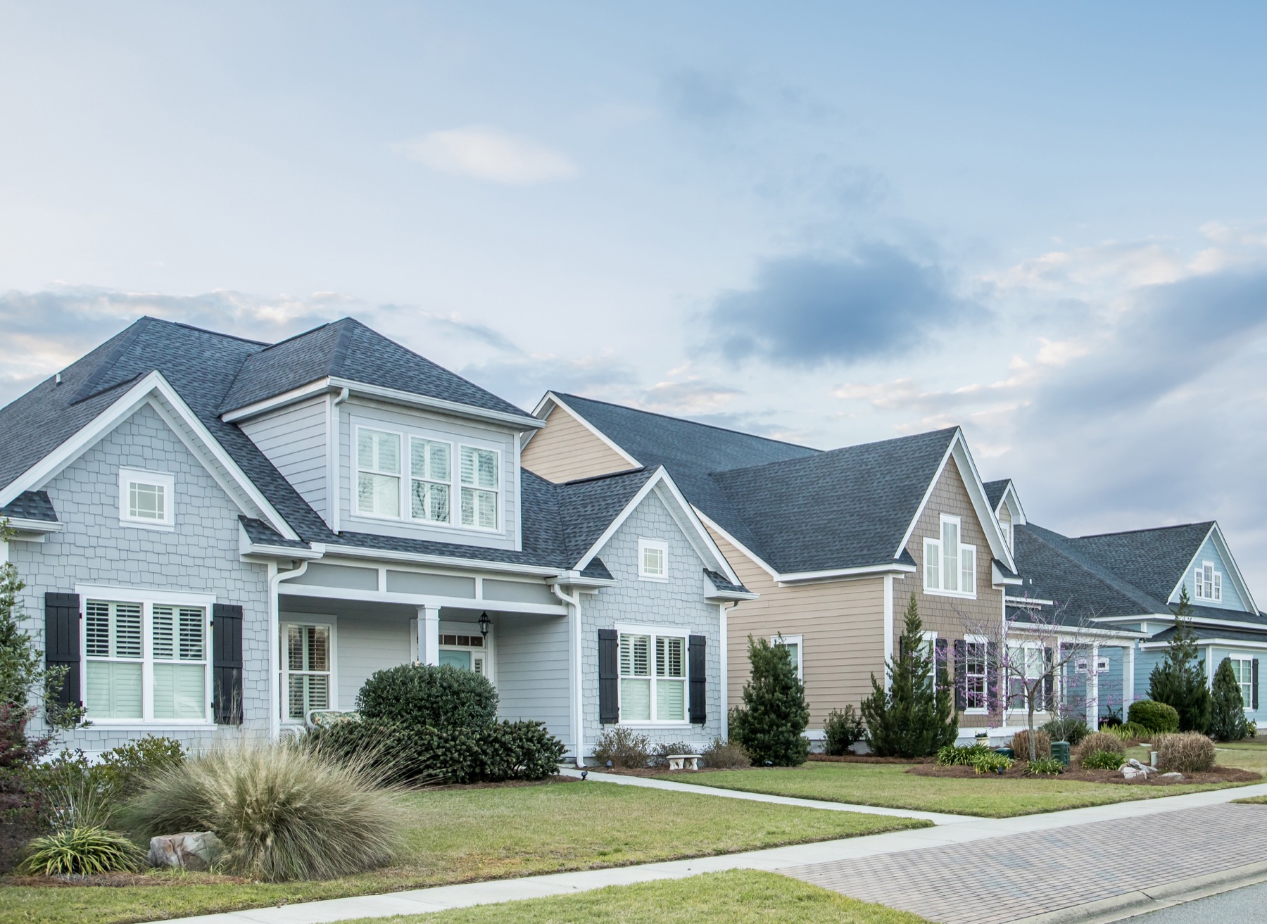 Maisons résidentielles avec toitures Nordic Sun
